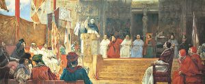 ‘El compromiso de Caspe’, pintado por Salvador Viniegra en 1891, se encuentra en el Círculo de Bellas Artes de Madrid.